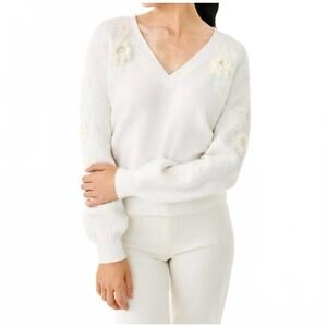 NEW LILLY PULITZER alayla sweater in white